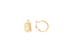 Rivka Friedman Polished 25mm Chubby Hoop Earrings In Gold