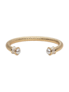 Halcyon Days Women's Salamander Torque Bangle In Pearl