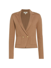 L Agence Women's Sofia Knit Double-breasted Blazer In Ginger Snap