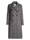 SAM EDELMAN WOMEN'S HOUNDSTOOTH DOUBLE-BREASTED COAT