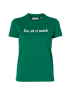 Lacoste X Bandier Women's Les Crocodiles Graphic T-shirt In Green