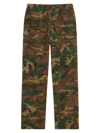 GIVENCHY MEN'S CASUAL CAMO PANTS IN FLANNEL