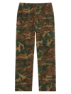 Givenchy Camouflage-print Cotton Cargo Trousers In Brown Khaki