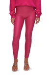 Good American Good Waist High Shine Compression Leggings In Love Potion007