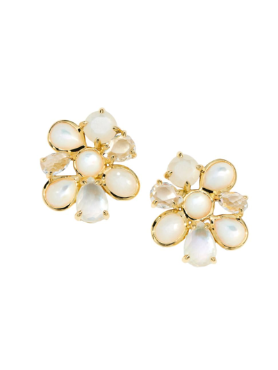 Ippolita 18k Rock Candy Small 8-stone Cluster Earrings In Flirt