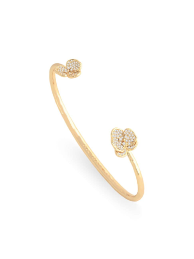 Anabel Aram Women's Orchid 18k Gold-plated & Cubic Zirconia Bangle