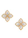 ROBERTO COIN WOMEN'S VENETIAN PRINCESS 18K ROSE GOLD & 0.35 TCW DIAMOND STUD EARRINGS