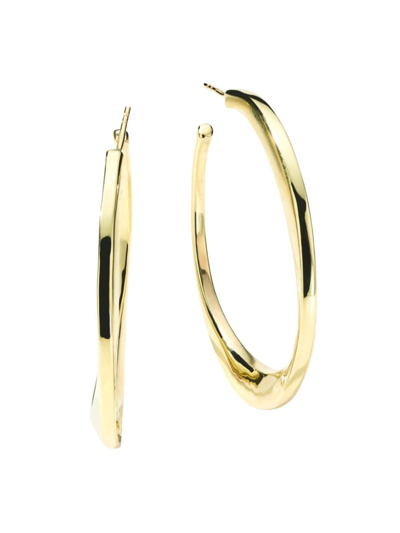 Ippolita Classico Medium Twisted Hoop Earrings In 18k Gold