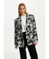 NOCTURNE WOMEN'S PRINTED DOUBLE BREASTED JACKET