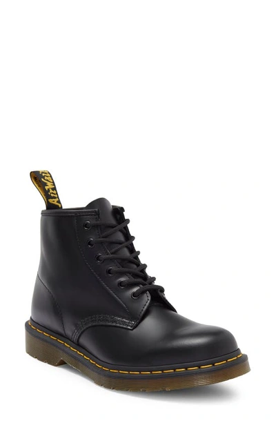 Dr. Martens' 101 Lace-up Boot In Black