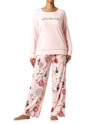 Hue Women's On Cloud Nine Classic Pajama Pants In Lotus
