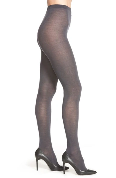 Wolford Wool Blend Tights In Anthracite