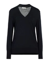 Maria Bellentani Woman Sweater Midnight Blue Size 10 Viscose, Wool, Acrylic In Blue