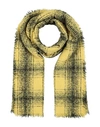 Faliero Sarti Woman Scarf Yellow Size - Virgin Wool, Cashmere, Polyamide