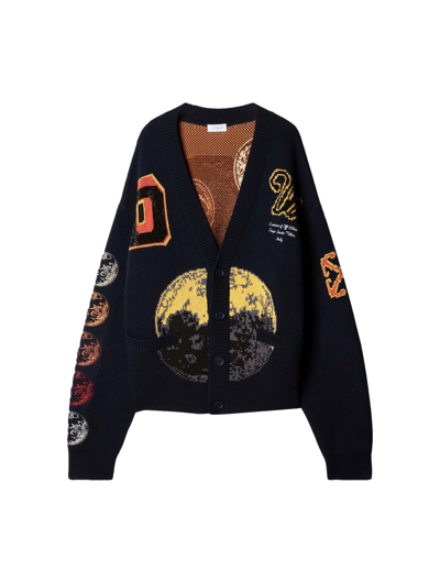 Off-white Cryst Moon Phase Vars Knit Ca In New
