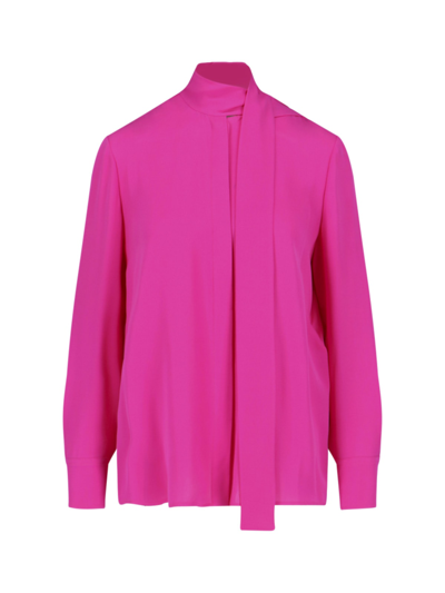 Valentino Foulard Detail Shirt In Pink