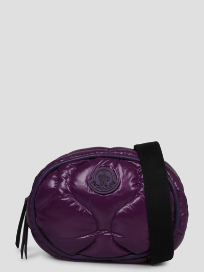Moncler Delilah Cross Body Bag In Pink & Purple