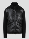 MONCLER MONCLER PADDED WOOL CARDIGAN