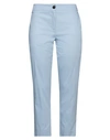 Emme By Marella Woman Pants Sky Blue Size 14 Cotton, Polyamide, Elastane