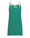 Simona Corsellini Woman Top Emerald Green Size 4 Acetate, Silk In Green