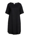 Gai Mattiolo Woman Mini Dress Black Size 8 Cotton, Elastane