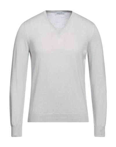 Gran Sasso Man Sweater Light Grey Size 38 Virgin Wool
