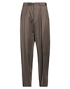 Giorgio Armani Man Pants Brown Size 42 Virgin Wool, Mohair Wool, Elastane