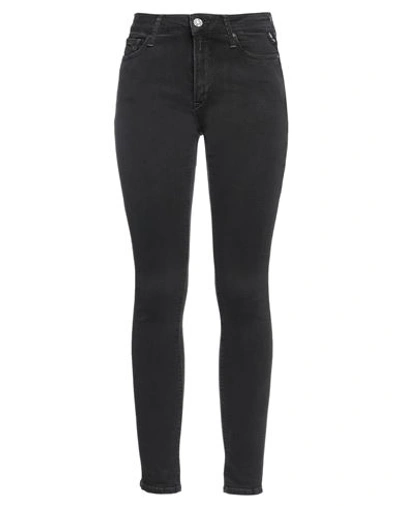 Replay Woman Jeans Black Size 30w-30l Cotton, Elastane