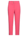 Nenette Woman Pants Fuchsia Size 4 Polyester, Elastane In Pink