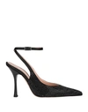 Liu •jo Leonie Hanne X  Woman Pumps Black Size 5 Textile Fibers