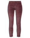 Haikure Woman Pants Plum Size 27 Modal, Cotton, Elastane In Purple