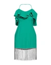 Forte Dei Marmi Couture Woman Short Dress Green Size 2 Polyester In Green