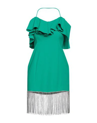 Forte Dei Marmi Couture Woman Short Dress Green Size 2 Polyester