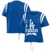 Wear By Erin Andrews Women's  Royal Los Angeles Dodgers Cinched Colorblock T-shirt In Royal