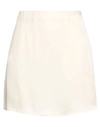 Vicolo Woman Mini Skirt Cream Size M Viscose In White
