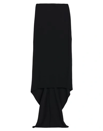 Magda Butrym Woman Maxi Skirt Black Size 6 Viscose, Elastane