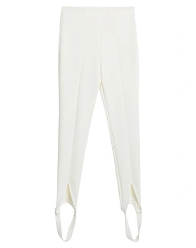 Vicolo Woman Pants Ivory Size S Polyester, Elastane In White
