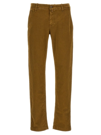 Jacob Cohen Chinos In Brown