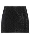 Blumarine Woman Mini Skirt Black Size 6 Viscose, Acetate, Elastane