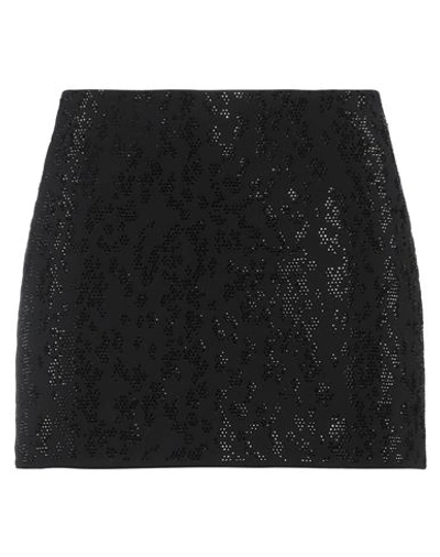 Blumarine Woman Mini Skirt Black Size 6 Viscose, Acetate, Elastane