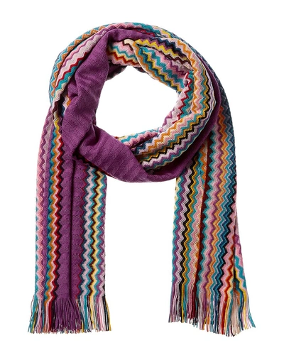 Missoni Wool-blend Scarf In Multi