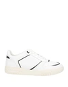 MISSONI MISSONI MAN SNEAKERS WHITE SIZE 9 TEXTILE FIBERS