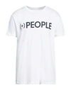 People (+)  Man T-shirt White Size L Organic Cotton