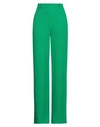 Valentino Garavani Woman Pants Green Size 4 Silk