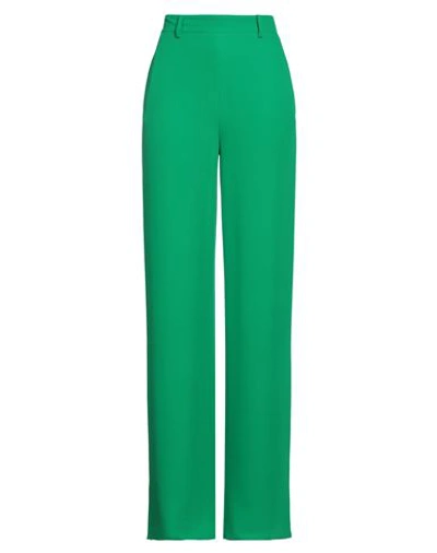 Valentino Garavani Woman Pants Green Size 4 Silk