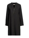 Momoní Woman Mini Dress Lead Size 6 Virgin Wool In Grey