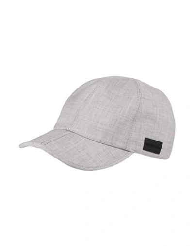 Emporio Armani Man Hat Light Grey Size L Virgin Wool
