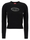 Diesel Wool And Cashmere Sweater With Cut-out Logo