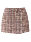 Loveshackfancy 'textured Edge' Mini Skirt
