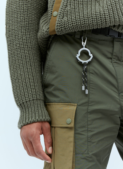 Moncler Pharrell Williams Cargo Trousers In Green